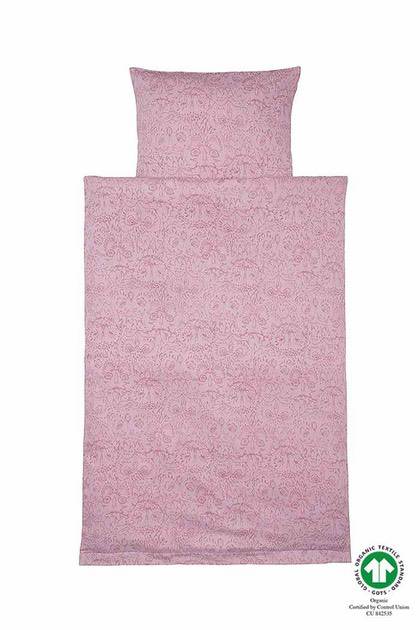 Soft Gallery baby sengetøj - rosa/ugler